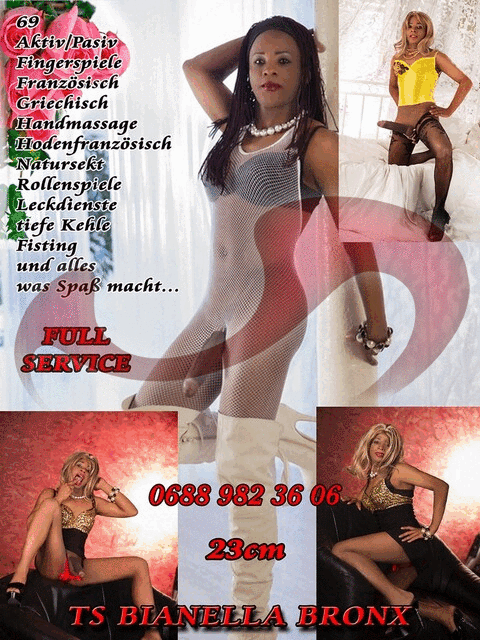 Transsexuelle | Shemales: Bild Trans Bianella Bronx  21 cm black aus Costa Rica aktiv/passiv in Wien 