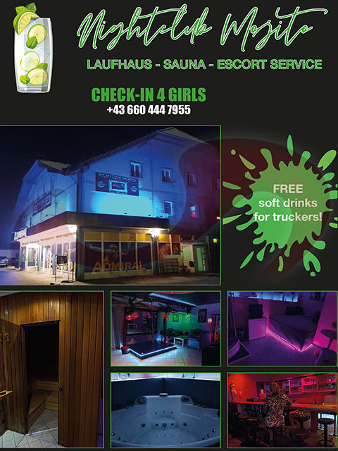  Nightclub - Laufhaus Mojito sucht Girls  in Oberösterreich  / Ansfelden , Traunuferstrae 114 